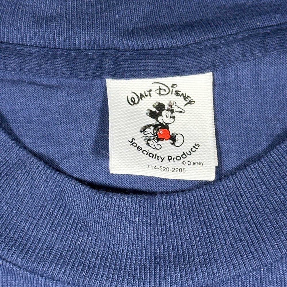 Vintage Disney Mickey Mouse Magic Music Days T-Shirt XL Murina Made in USA Navy - Picture 3 of 7